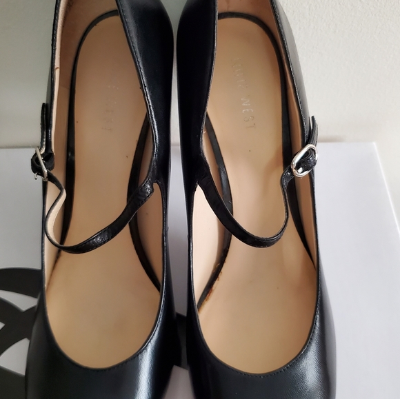 Nine West Msknoitall Black Leather Mary Jane Pump - Picture 10 of 12